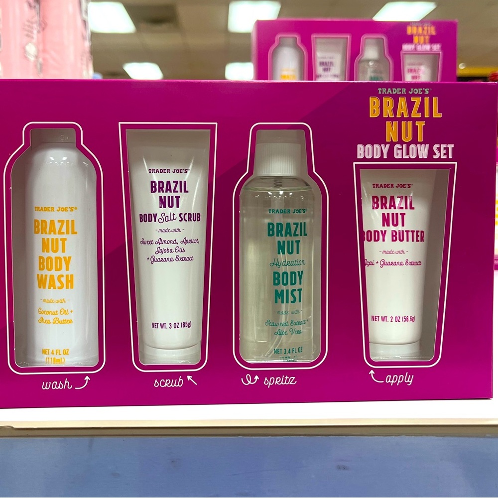 Trader Joe’s Brazil Nut Body Glow Set